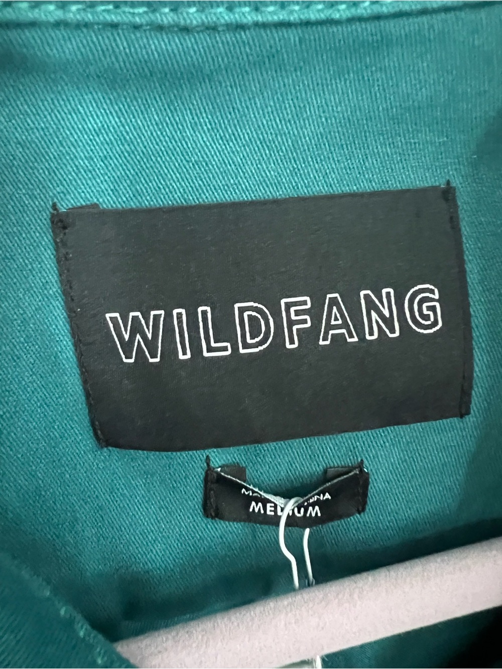 Wildfang the Essential Teal Utility Long Sleeve Jumpsuit Coveralls - Picture 8 of 16